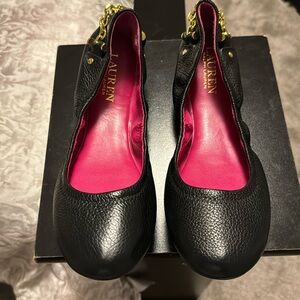 Lauren Ralph Lauren (Barb) Ballet Flats. I have in tan and black.